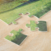 特大"飛行前の複葉機"のレトロの飛行機 ジグソーパズル (側面)