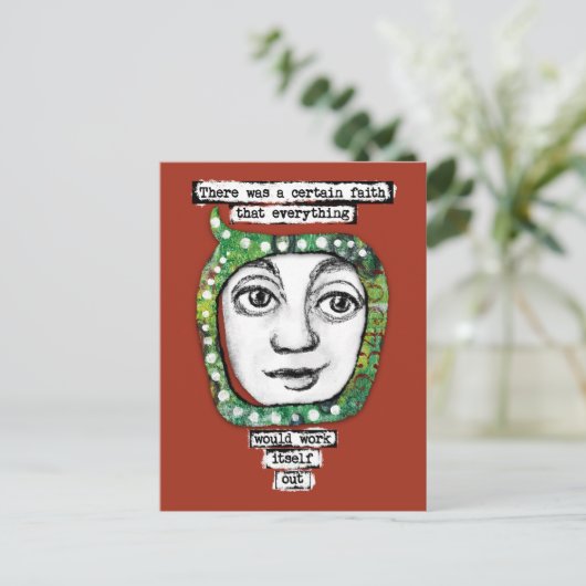 特定の信仰のはがき ポストカード (スタンド正面)