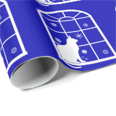 特定宗派に属さない猫および雪片 ラッピングペーパー (ロールコーナー)