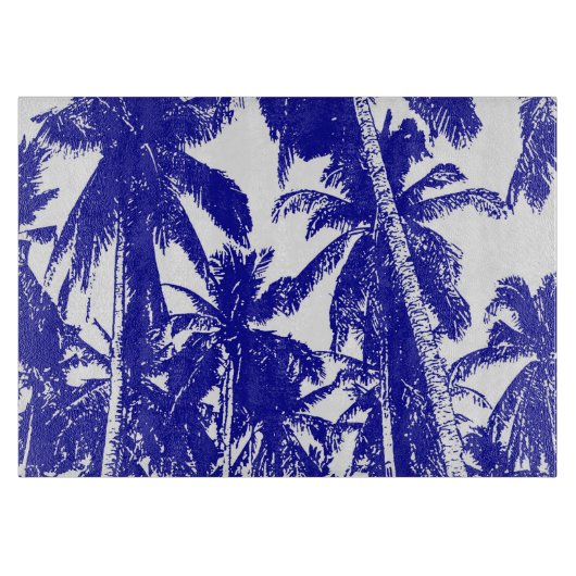 特徴のあるデザインのヤシ カッティングボード (正面)