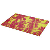 特徴のあるデザインのヤシ カッティングボード (角)