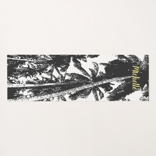 特徴のあるデザインのヤシ ヨガマット (裏面(横))