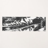 特徴のあるデザインのヤシ ヨガマット (正面(横))