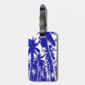特徴のあるデザインのヤシ ラゲッジタグ (裏面縦)