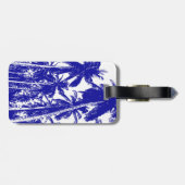 特徴のあるデザインのヤシ ラゲッジタグ (裏面横)