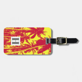 特徴のあるデザインのヤシ ラゲッジタグ
