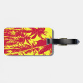 特徴のあるデザインのヤシ ラゲッジタグ (裏面横)