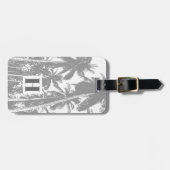 特徴のあるデザインのヤシ ラゲッジタグ (正面横)