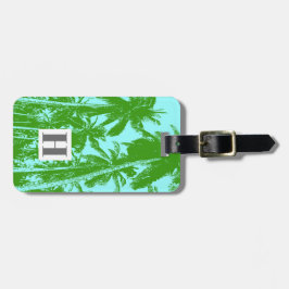 特徴のあるデザインのヤシ ラゲッジタグ