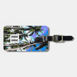 特徴のあるデザインのヤシ ラゲッジタグ
