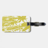 特徴のあるデザインのヤシ ラゲッジタグ (裏面横)