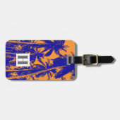 特徴のあるデザインのヤシ ラゲッジタグ (正面横)