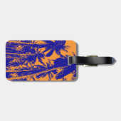 特徴のあるデザインのヤシ ラゲッジタグ (裏面横)