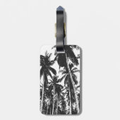 特徴のあるデザインのヤシ ラゲッジタグ (裏面縦)