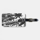 特徴のあるデザインのヤシ ラゲッジタグ (裏面横)