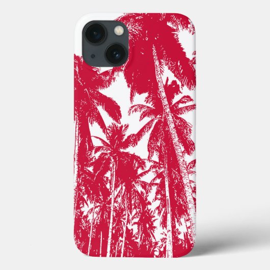 特徴のあるデザインのヤシ Case-Mate iPhoneケース (裏面)
