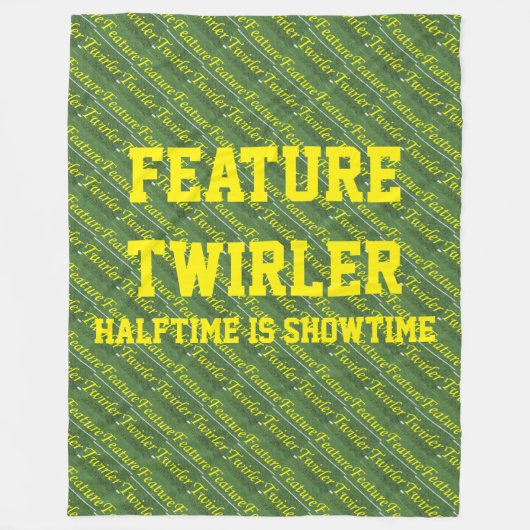 特徴のTwirler毛布 フリースブランケット (正面)