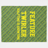 特徴のTwirler毛布 フリースブランケット (正面(横))