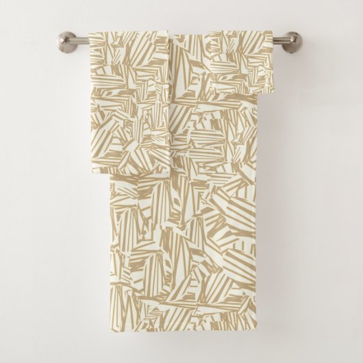 特徴ライトブラウン、ベージュ、ホワイト バスタオルセット (インサイチュ)