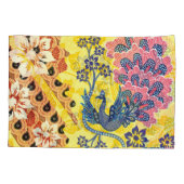 特徴的なインドネシアろうけつ染めモチーフ 枕カバー (裏面)