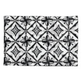 特徴的なインドネシアろうけつ染め:ヴィンテージモチーフ。 枕カバー (裏面)