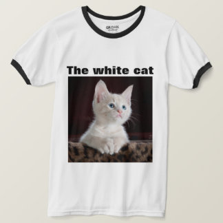 特徴的なデザインのTシャツの白色 Tシャツ