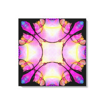 特徴的な発散キャンバスプリント