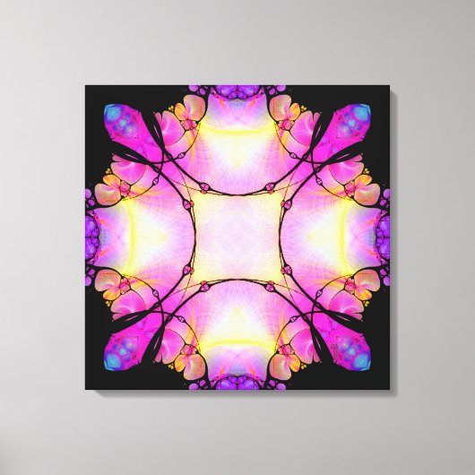 特徴的な発散キャンバスプリント キャンバスプリント (正面)