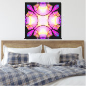 特徴的な発散キャンバスプリント キャンバスプリント (インサイチュ (寝室))