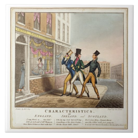 特徴-イギリス、アイルランドおよびスコットランド、e タイル (正面)