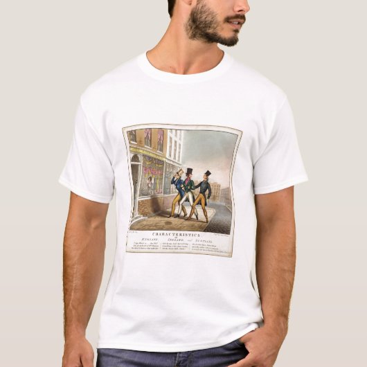 特徴-イギリス、アイルランドおよびスコットランド、e tシャツ (正面)