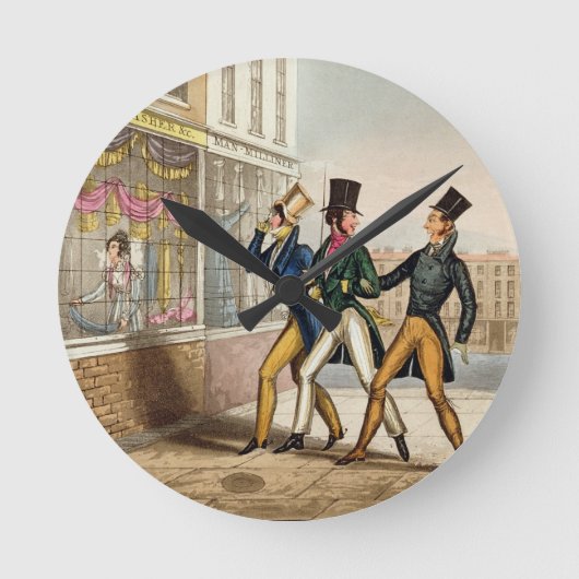 特徴 – イギリス、アイルランド、スコットランド、 e ラウンド壁時計 (正面)