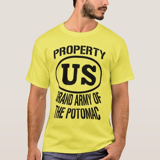 特性の壮大な軍隊ポトマック Tシャツ (正面)