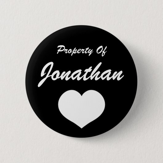 特性の(あなたの名前) 缶バッジ (正面)