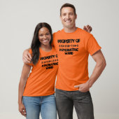 特性の、精神科病棟、313-258-710-2 Tシャツ (ユニセックス)