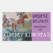 特性 長方形シール (正面)