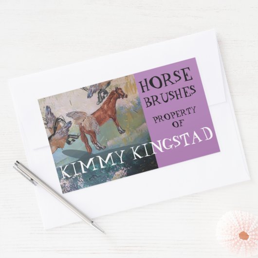 特性 長方形シール (封筒)