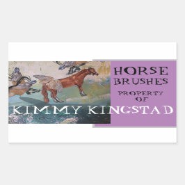 特性 長方形シール