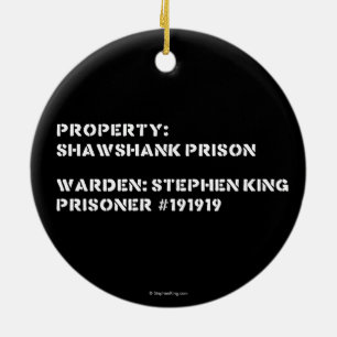 特性: Shawshankの刑務所 セラミックオーナメント
