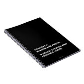 特性: Shawshankの刑務所 ノートブック (右側)