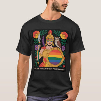 特権のない人のために闘え LGBTQプライドA Tシャツ