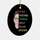 特権の平等に慣れている人々には セラミックオーナメント (右)