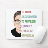 特権の平等に慣れている人々には マウスパッド (マウス)