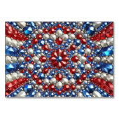 特殊なテーブルカード(オランダ色) テーブルナンバー (裏面)