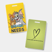 特殊なニーズのバッジ バッジ (正面＆裏面)