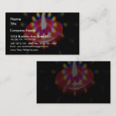 特殊なライト付きろうそく 名刺 (正面/裏面)