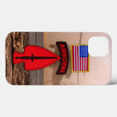 特殊な操作USASOC退役軍人Vetsパッチ Case-Mate iPhoneケース (裏面 (横))