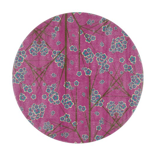 特殊な枝ボイセンベリーガラスの切断板 カッティングボード (正面)