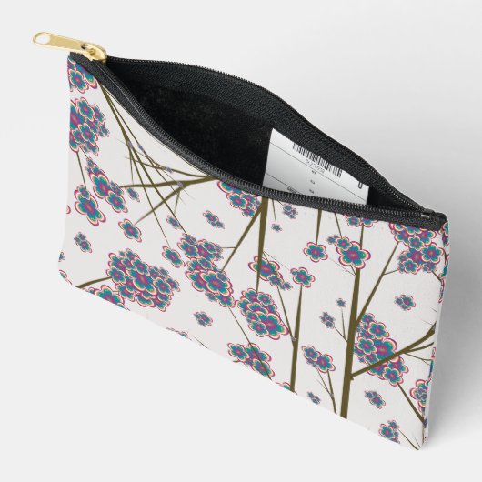 特殊な枝小さな袋 アクセサリーポーチ (見開き)