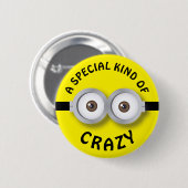 特殊な目熱狂するミニマル熱狂するの種類 缶バッジ (正面&裏面)